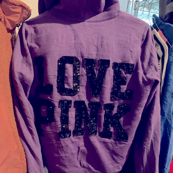 Vs pink BLING zip up jacket - Picture 1 of 4